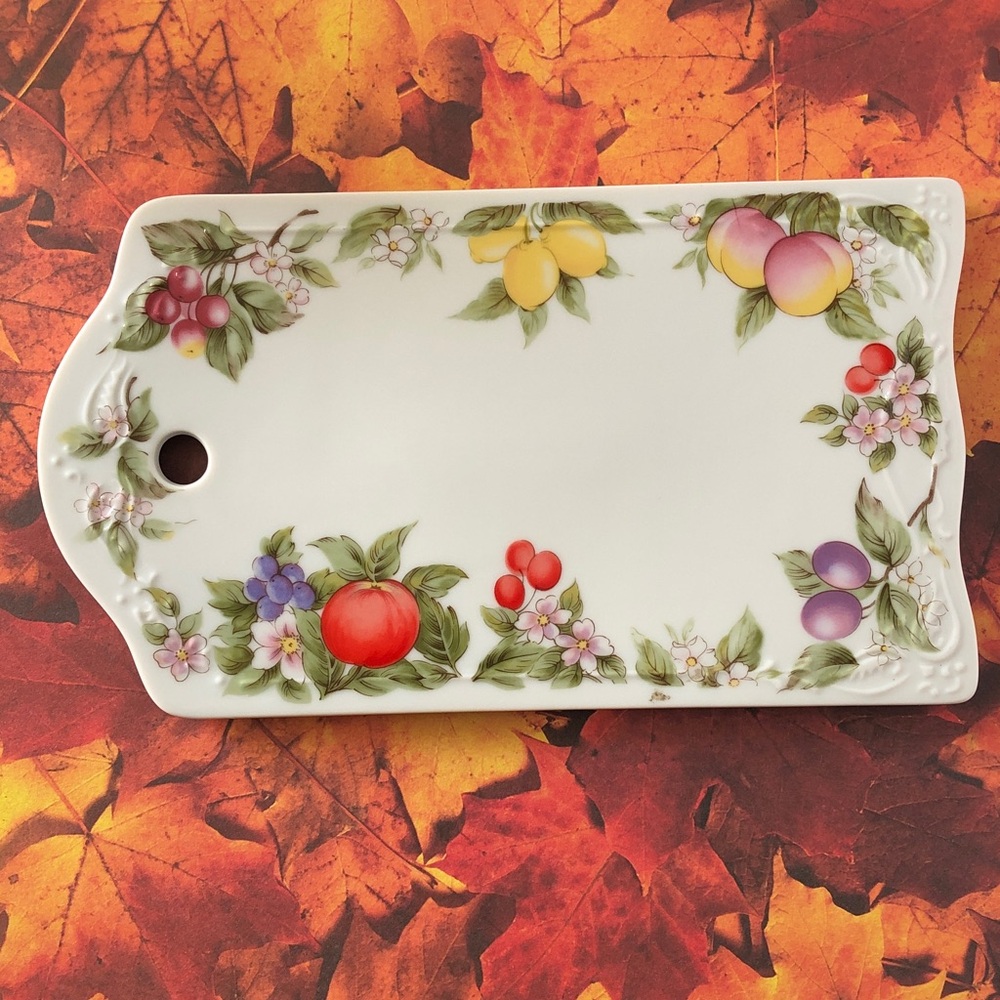 Vintage Andrea by Sadek Porcelain Cheese Board